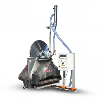 SIGNLE DISK GLAZE AND ENGOBE SPRAING BOOTH